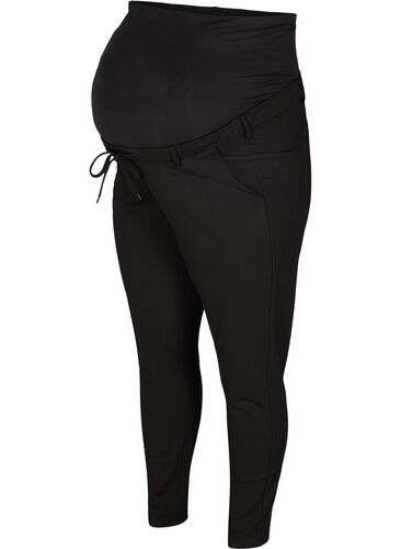 Maddison bukser til gravide, Black, Packshot image number 0