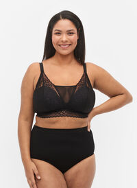 Hipster-truser, 2 stk. med normal høyde i livet, Black, Model