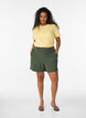 Shorts med lommer og l&oslash;s passform, Gr&oslash;nn, Model image number 1