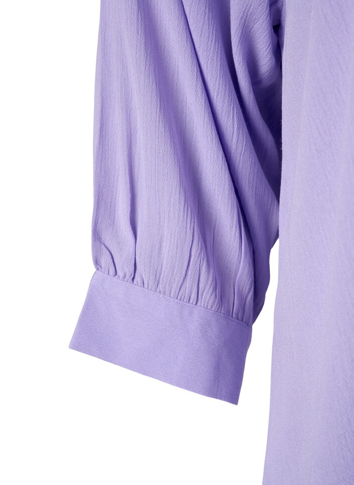 Tunika i viskose med 3/4-ermer, Lavender, Packshot