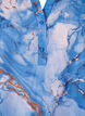 Skjortekjole i viskose med marmortrykk, Palace Blue AOP, Packshot image number 2