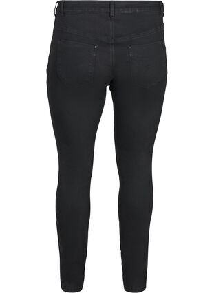 Sanna jeans med lurexdetalje, Black, Packshot image number 1