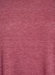 Jersey bluse med 3/4 ermer, Rosa, Packshot image number 2