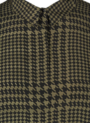 Langermet skjorte med mønster, Ivy green/Black, Packshot image number 2