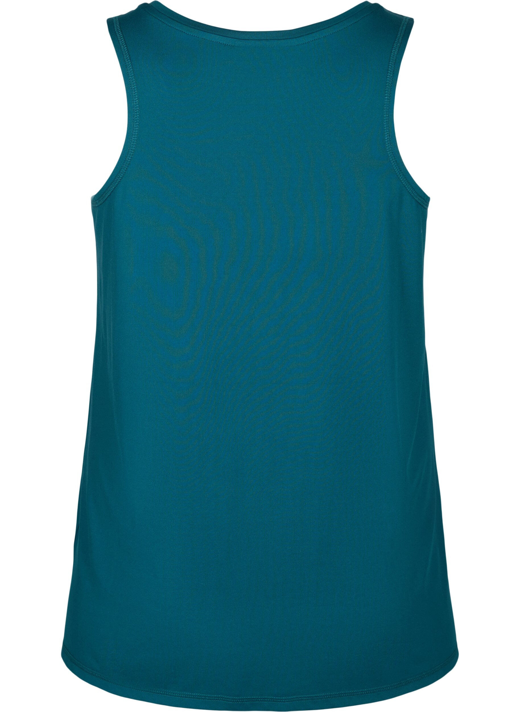 Zizzi Treningsoverdel med rund hals, Deep Teal, Packshot image number 1