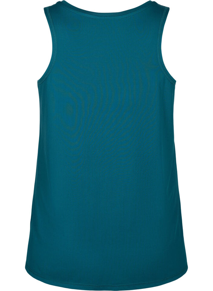 Treningsoverdel med rund hals, Deep Teal, Packshot image number 1