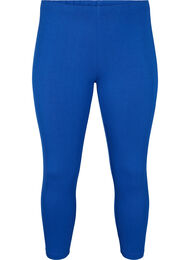 Basic 3/4-length viskosetights, Monaco Blue