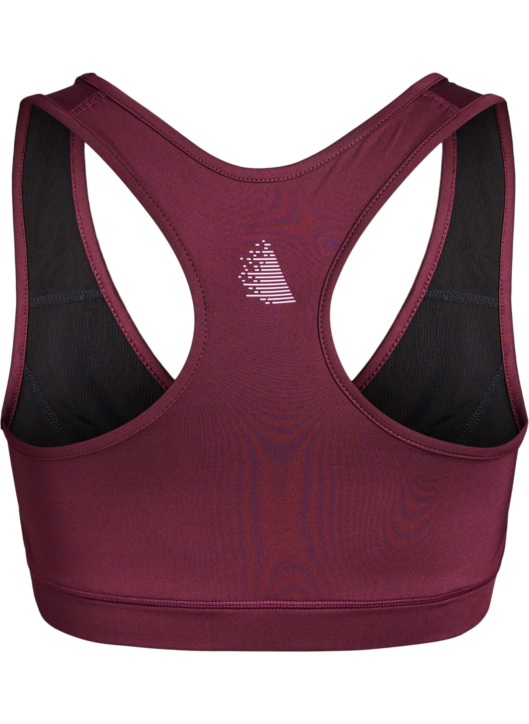 Zizzi Sports-bh med racerback, R&oslash;d, Packshot image number 1