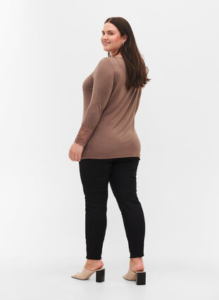Jeggings med lommer, Black, Model image number 1