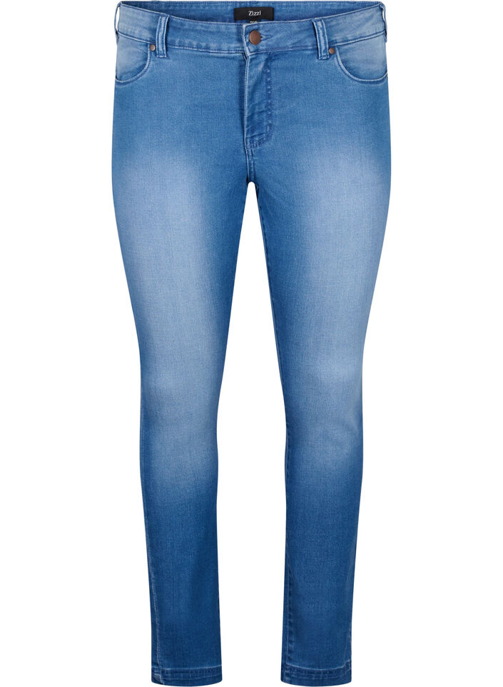 Viona jeans med normal midje, Blå, Packshot image number 0