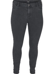 Jeggings i bomullsblanding, Grey Denim