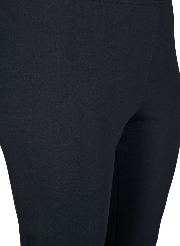 Utsvingte jerseybukser, Black, Packshot