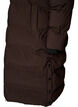 Lang vinterk&aring;pe med hette, Brun, Packshot image number 3