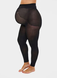 Lange graviditetsleggings, Svart Lange graviditetsleggings, Svart, Model