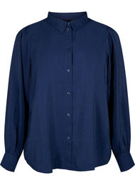 Langermet skjorte i Tencel ™ Modal, Navy Blazer