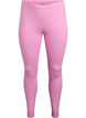 Basisleggings med ekstra lengde, Rosa, Packshot image number 0