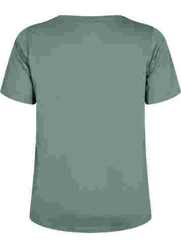FLASH - T-skjorte med motiv, Balsam Green, Packshot image number 1