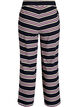 Stripete pyjamabukser med vide ben, Bl&aring;, Packshot image number 1