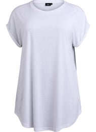 Kortermet nattkjole med teksttrykk,