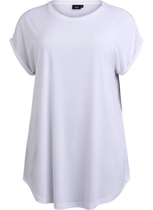 Zizzi Kortermet nattkjole med teksttrykk, , Packshot image number 0