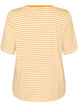 T-skjorte med TENCEL&trade; Lyocell og striper, Gul, Packshot image number 1