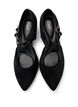Wide fit - Pumps med doble stropper, Svart, Packshot image number 2