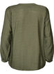 Viskoseskjorte med broderte ermer, Gr&oslash;nn, Packshot image number 1