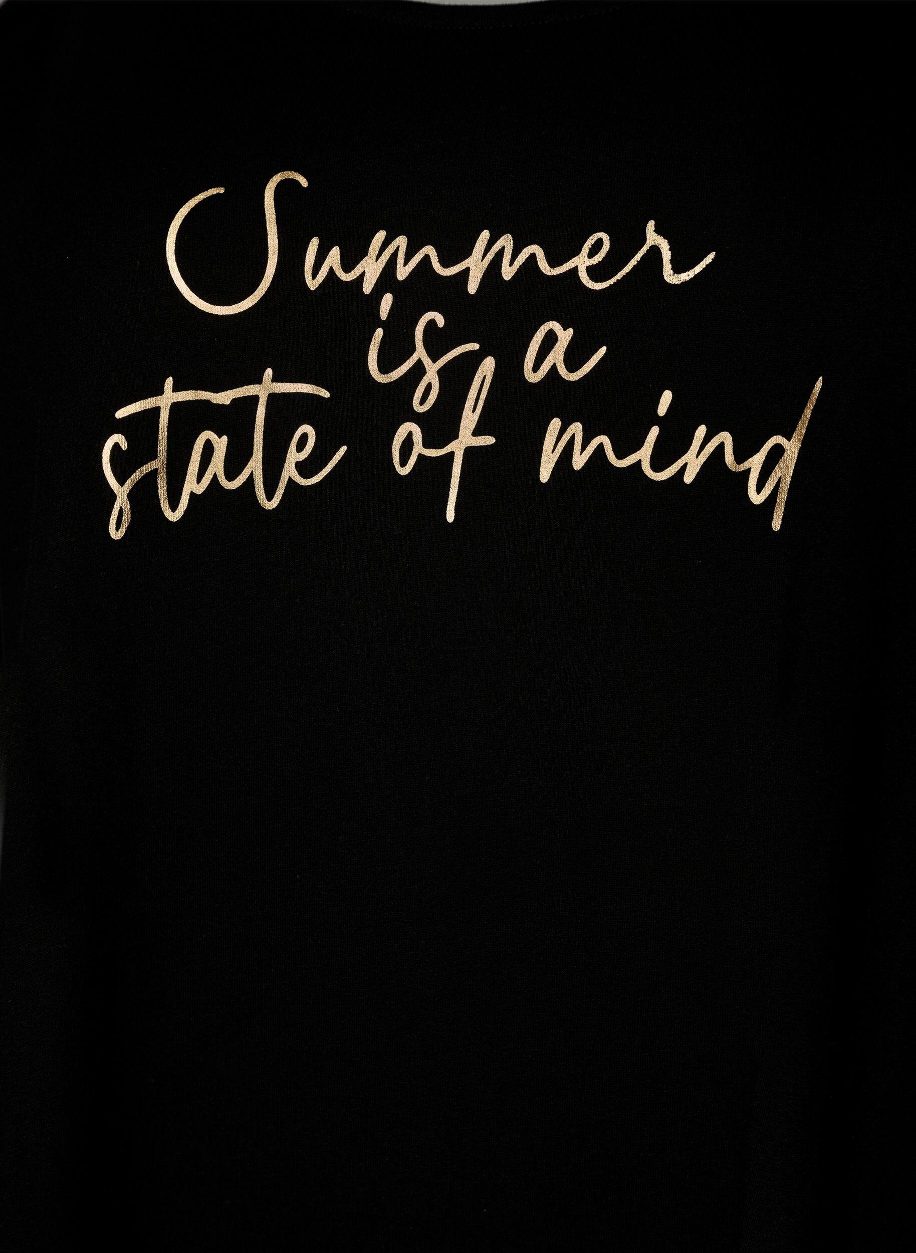 Zizzi Ermel&oslash;s A-linje kjole, Svart, Packshot image number 2