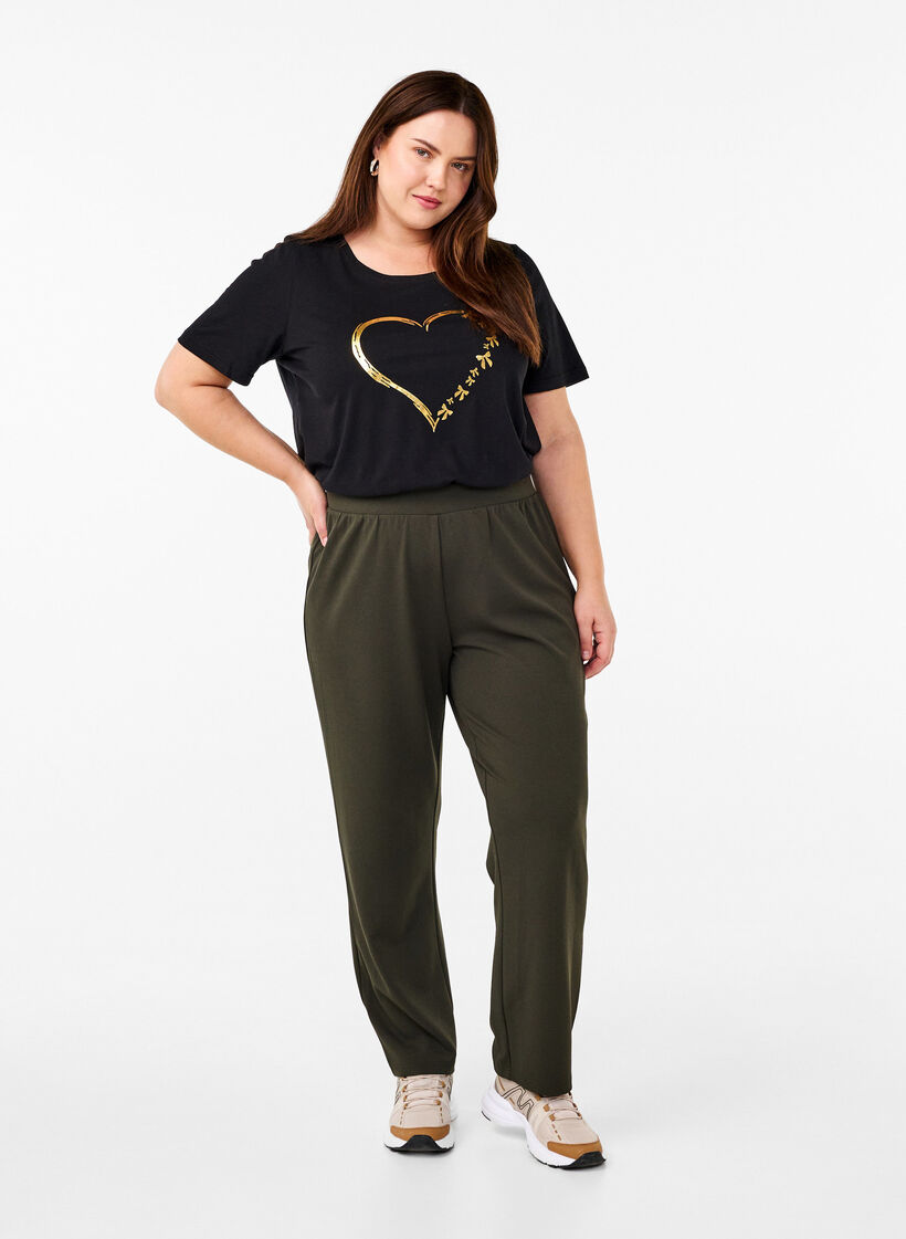 FLASH - T-skjorte med motiv, Svart, Model image number 1