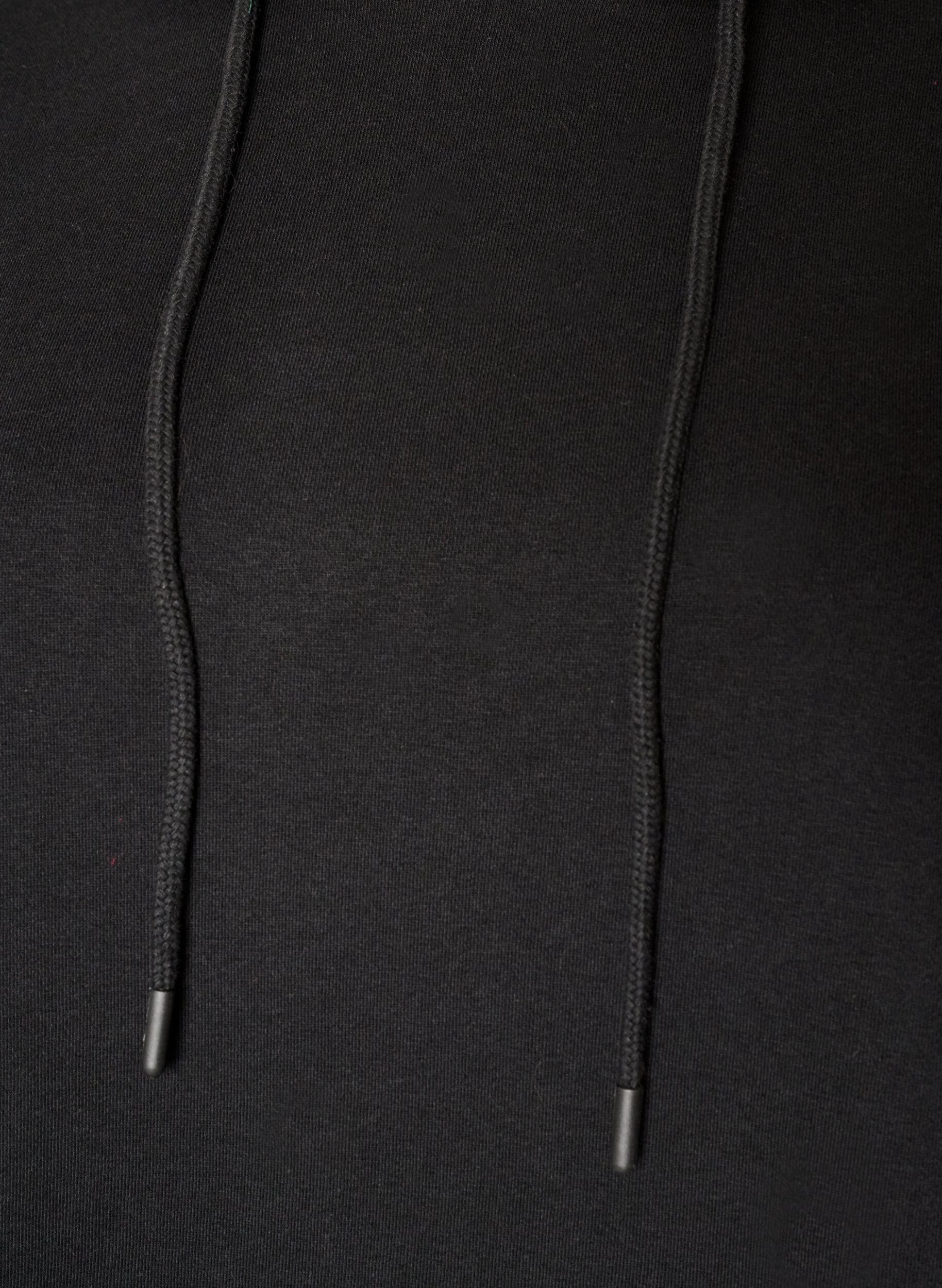ZizziGenserkjole med hette og lommer, Svart, Packshot image number 2