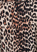 Kort A-linjeformet kjole med leopardm&oslash;nster, Brun, Packshot image number 2