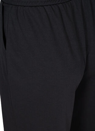 Culottebukser med lommer, Black, Packshot image number 3