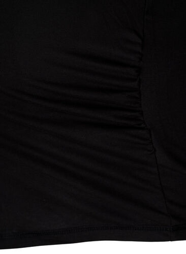 Basis genser til gravide med lange ermer, Black, Packshot image number 3