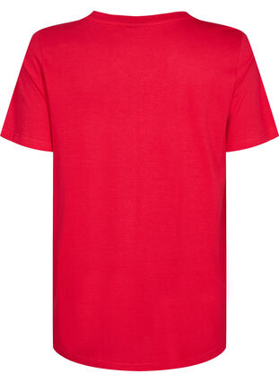 Kortermet T-skjorte med A-form, Lipstick Red, Packshot image number 1