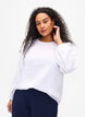 Bluse i Tencel &trade; Modal med broderidetaljer, Bright White, Model image number 0