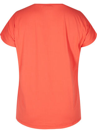 Ensfarget T-skjorte til trening, Rose of Sharon, Packshot image number 1