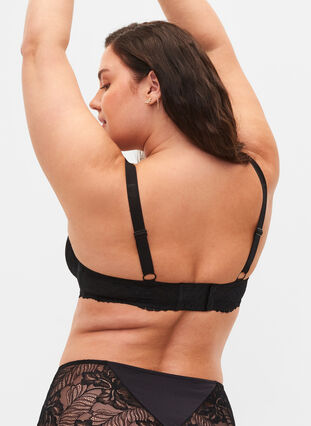 Zizzi Support the breasts - blonde-BH med bøyle, Black, Model image number 1