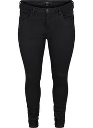 Supersmale Amy-jeans med h&oslash;y midje, Black