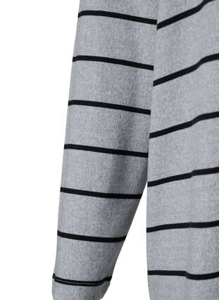 Mønstret bluse med lange ermer, LGM Stripe, Packshot image number 3