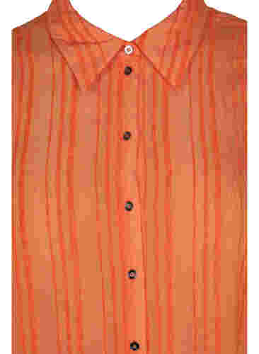 Lang stripete kjole med lange ermer, Harvest Pumpkin, Packshot image number 2