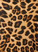Bluse med leopardtrykk og volangdetaljer, Brun, Packshot image number 2