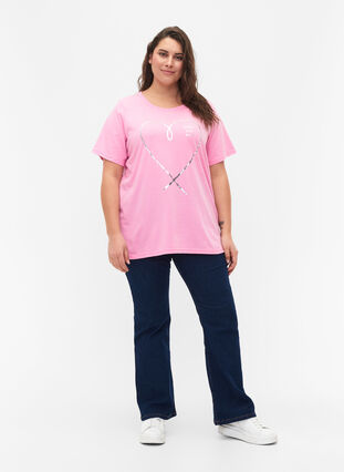 FLASH - T-skjorte med motiv, Begonia Pink, Model image number 2