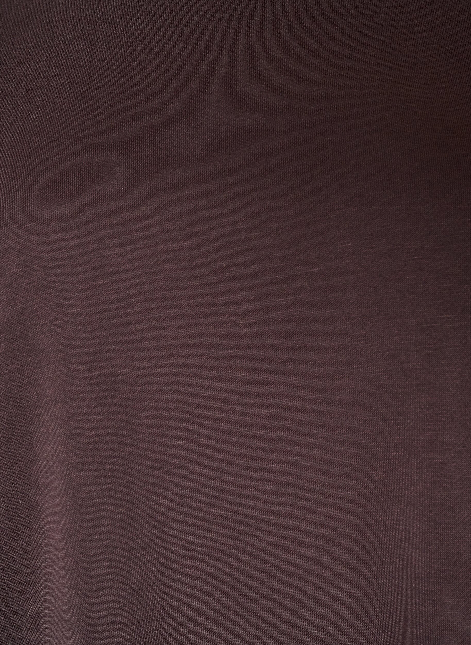 ZizziLoose fit genserkjole med lommer, Brun, Packshot image number 2