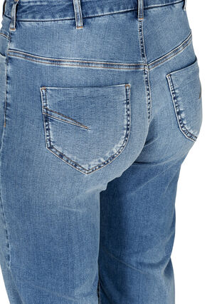 Høytlivs regular fit Gemma jeans, Light blue denim, Packshot image number 3
