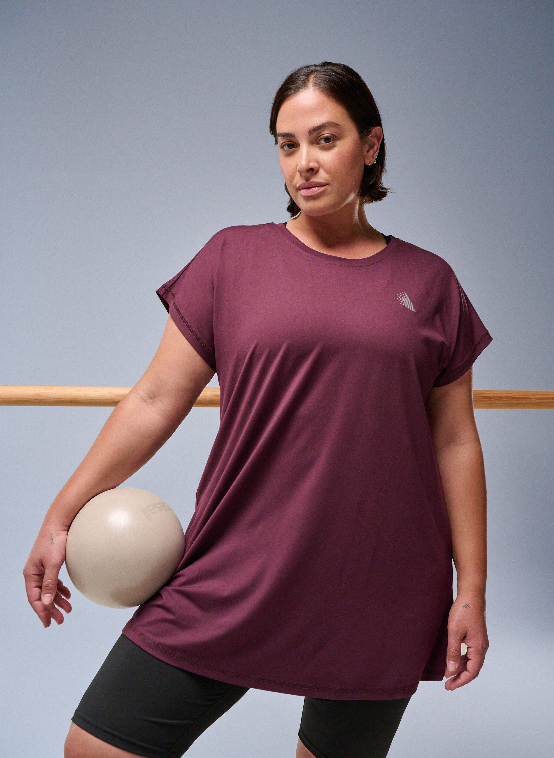 Lang trenings-T-skjorte