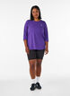Treningsgenser med 3/4-ermer, Lilla, Model image number 1