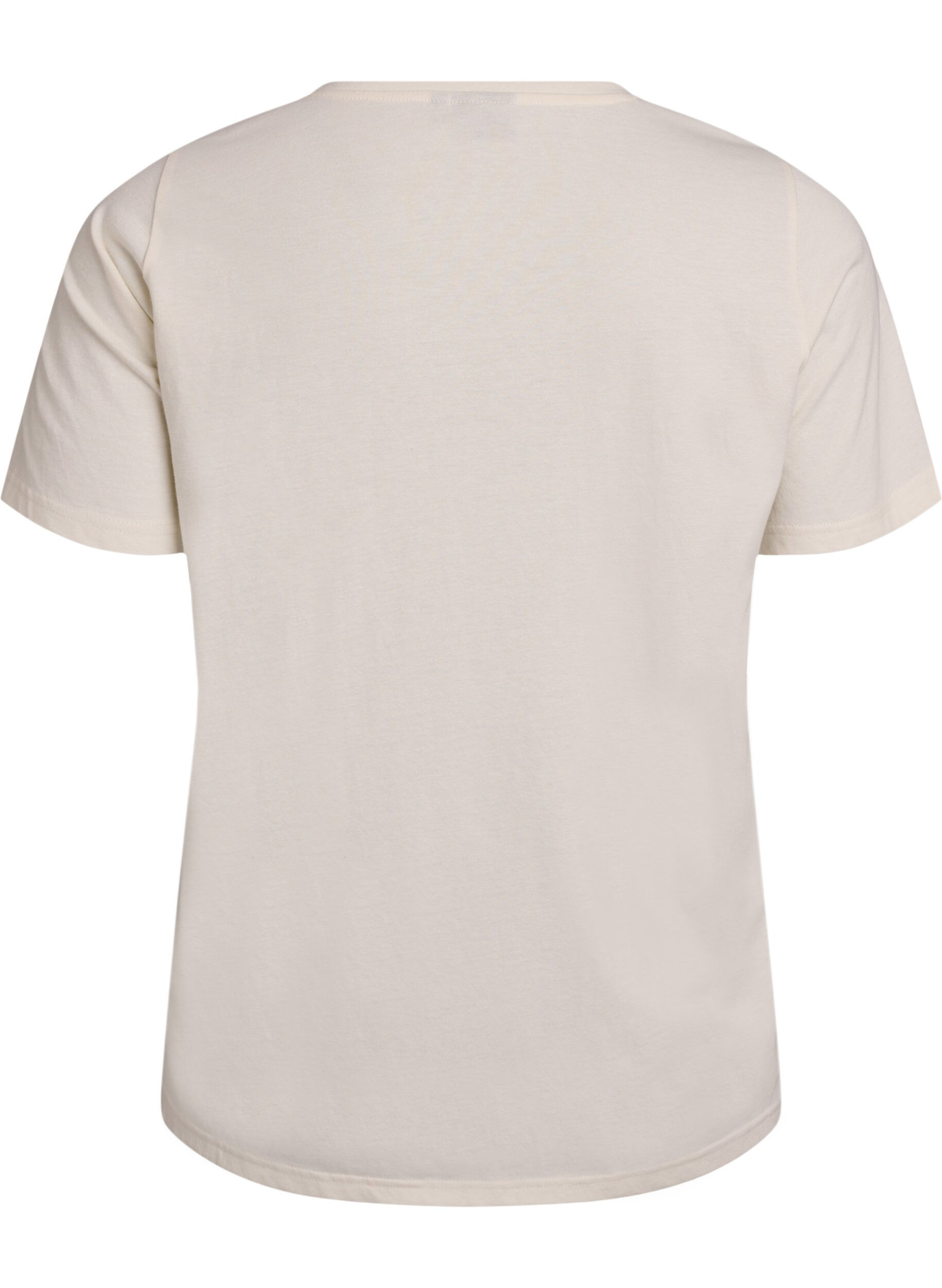 ZizziT-skjorte med trykk, Hvit, Packshot image number 1