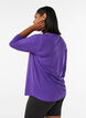 Treningsgenser med 3/4-ermer, Lilla, Model image number 2