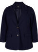 Klassisk blazer med knappelukking, Night Sky, Packshot image number 0