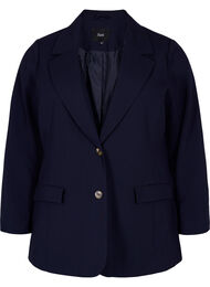 Klassisk blazer med knappelukking, Night Sky, Packshot